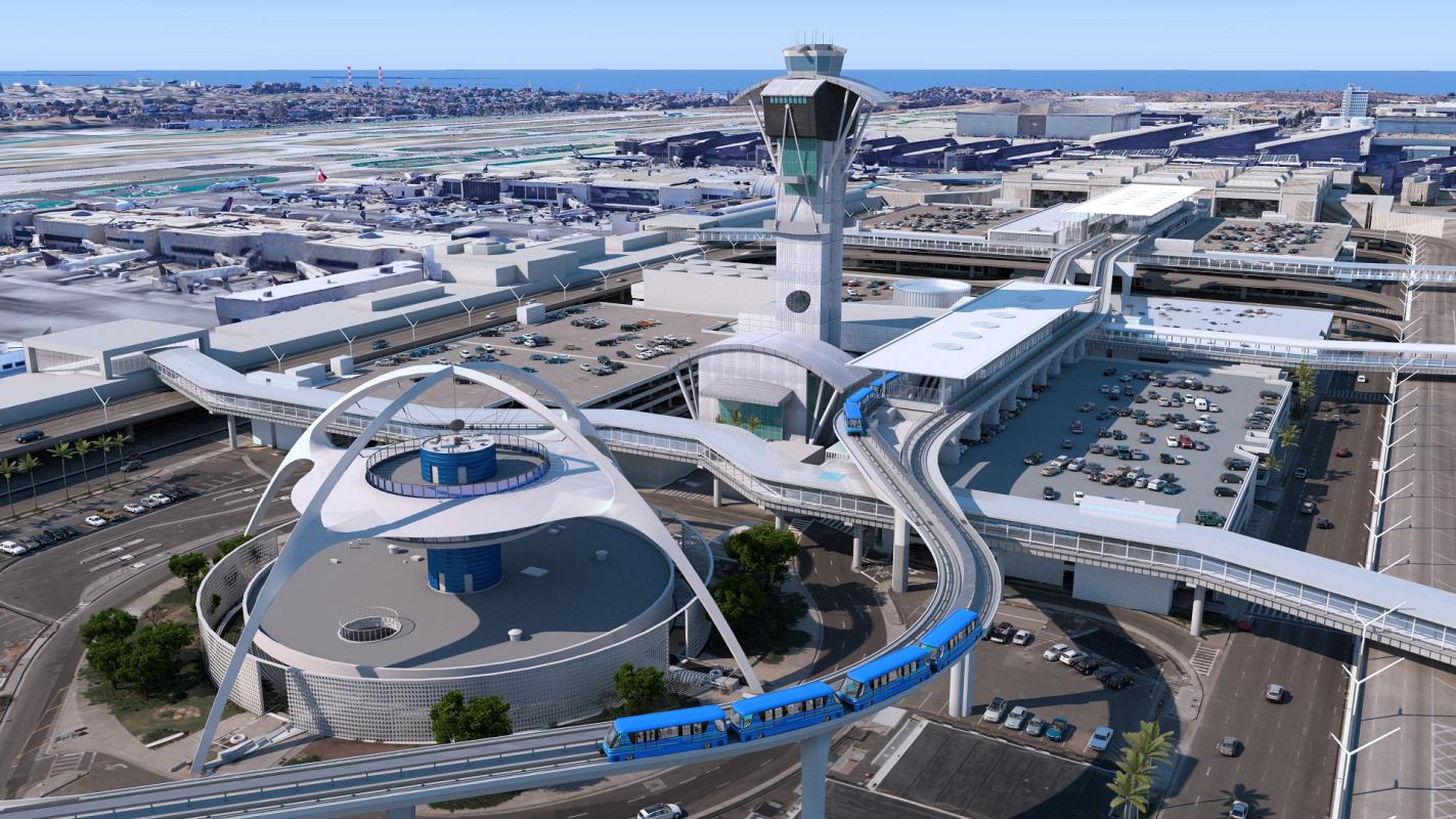 Renderings Galore for the LAX Automated People Mover Urbanize LA